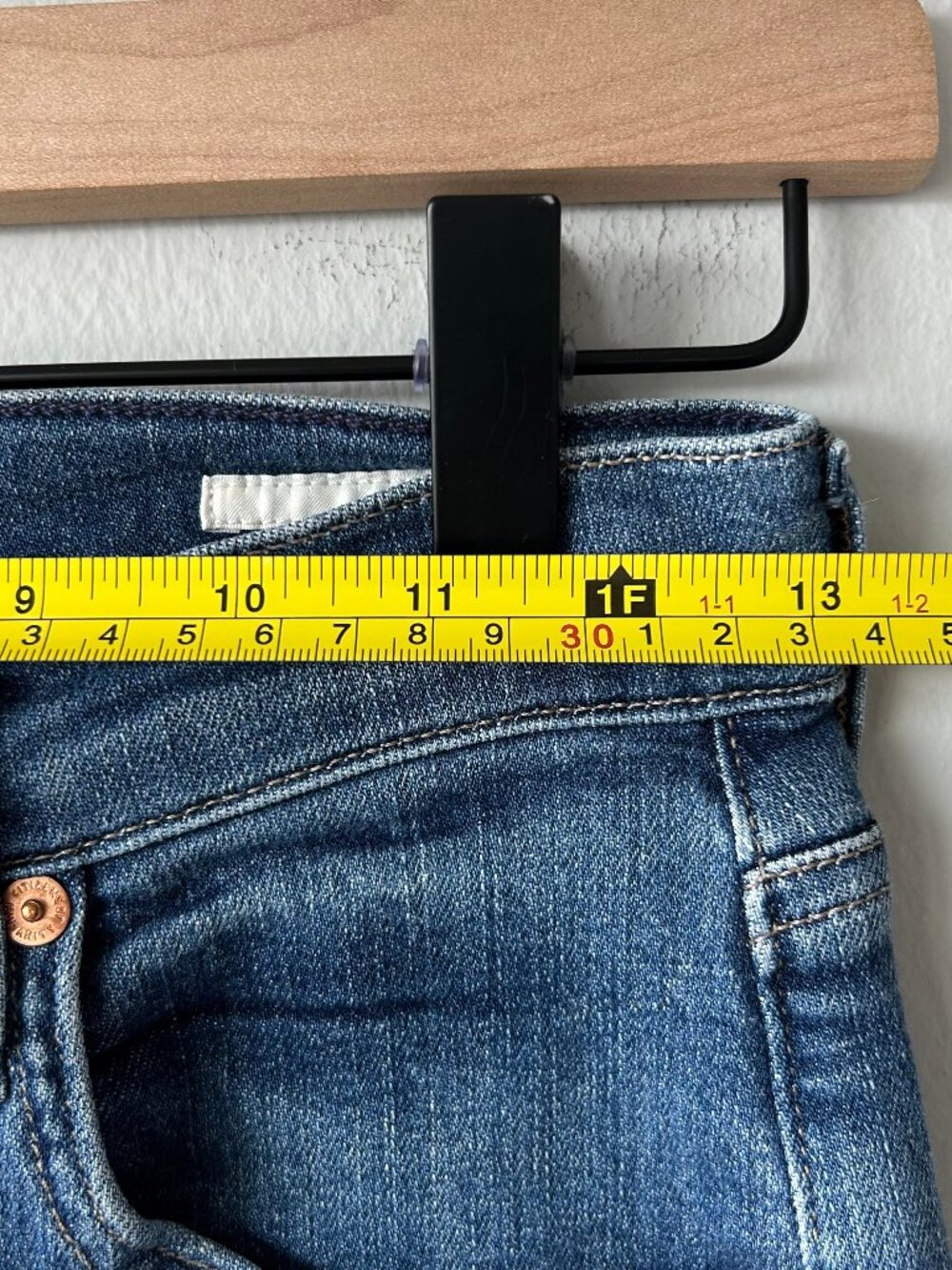 Citizens of Humanity Jolene High Rise Jeans Blue Size 26 Straight Leg - Picture 8 of 10